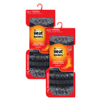 Heat Holders 2 Pair Mens Winter Crew Slipper Socks