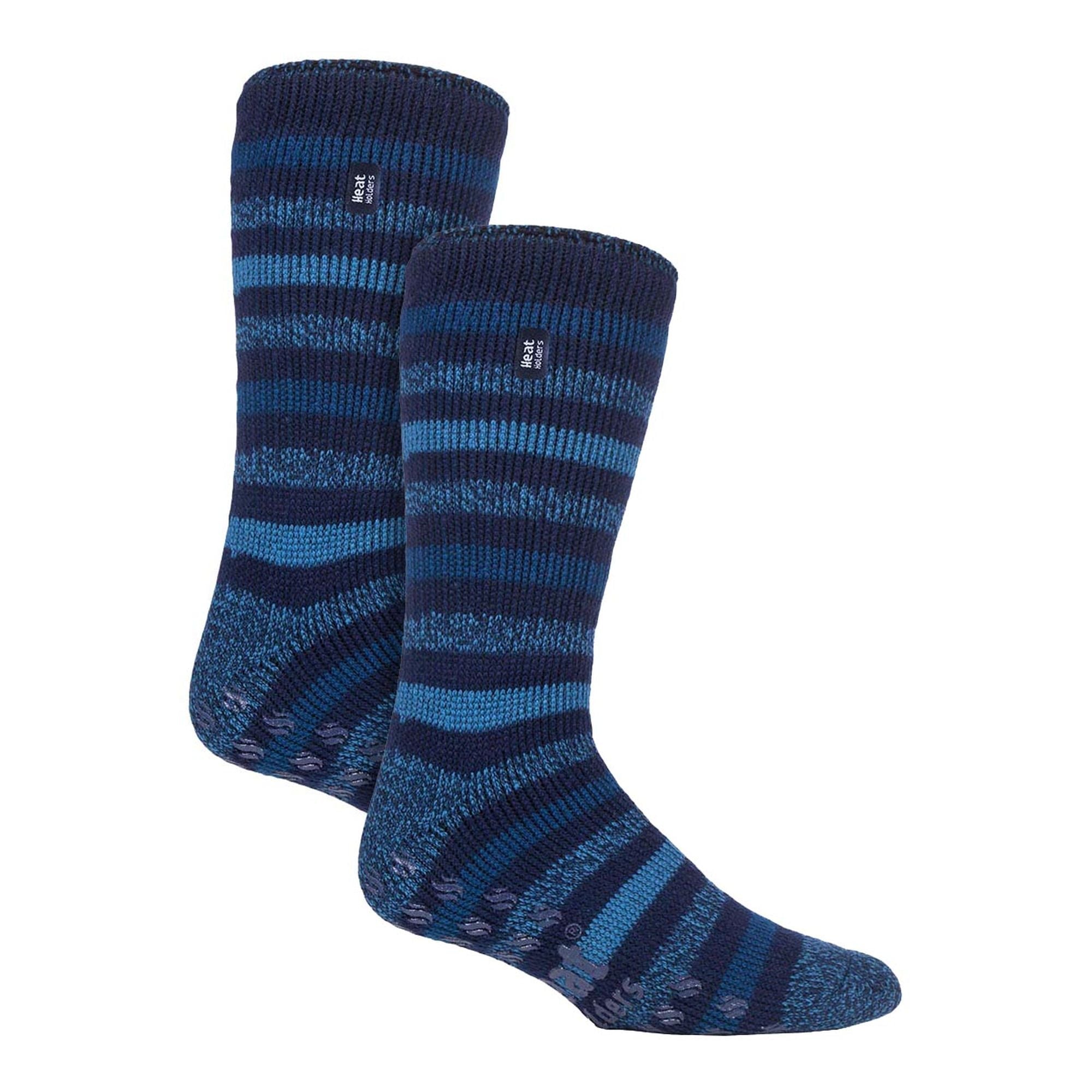 Heat Holders 2 Pair Mens Winter Crew Slipper Socks