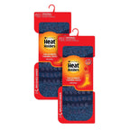 Heat Holders 2 Pair Mens Winter Crew Slipper Socks