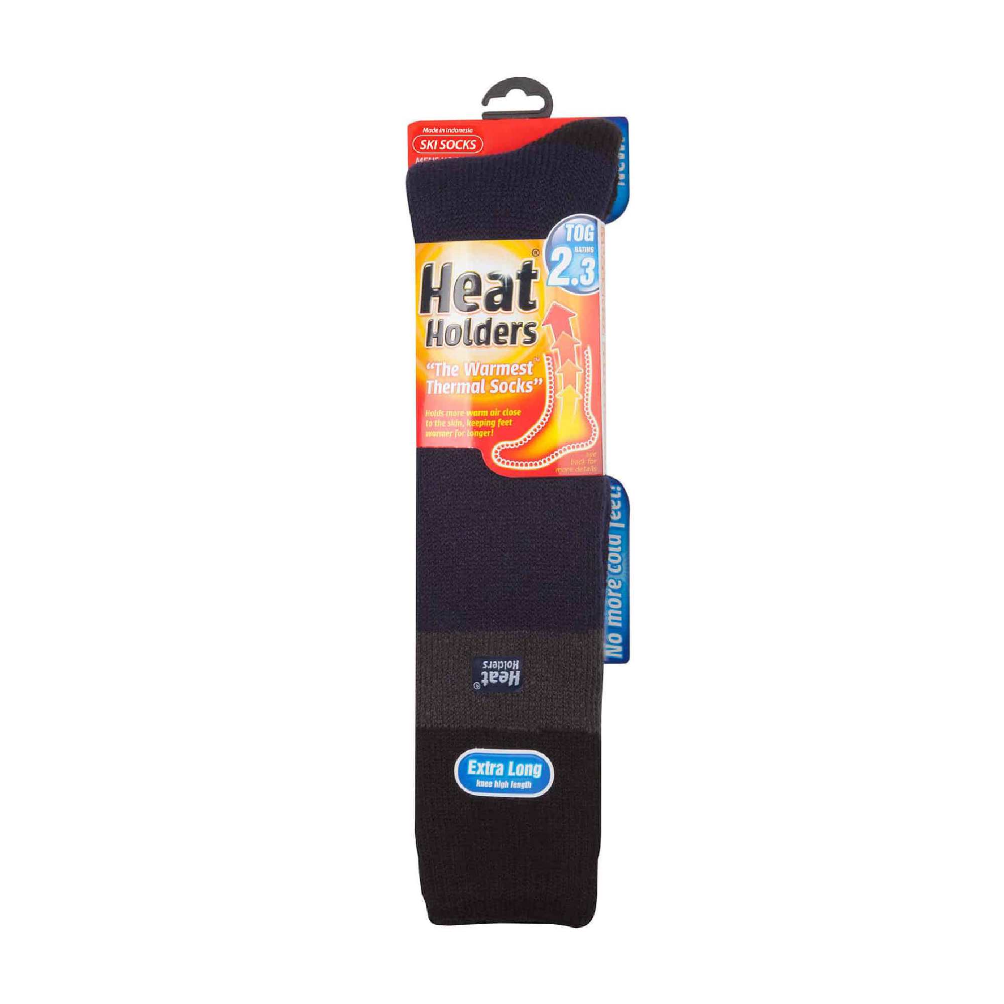 Heat Holders Mens Thermal Extra Long 2.3 TOG Winter Knee High Ski Socks