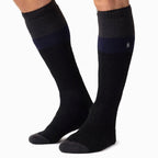 Mens Thermal Striped Ski Socks High Quality Heat Holders Extra Long Socks