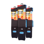 Mens Thermal Striped Ski Socks High Quality Heat Holders Extra Long Socks