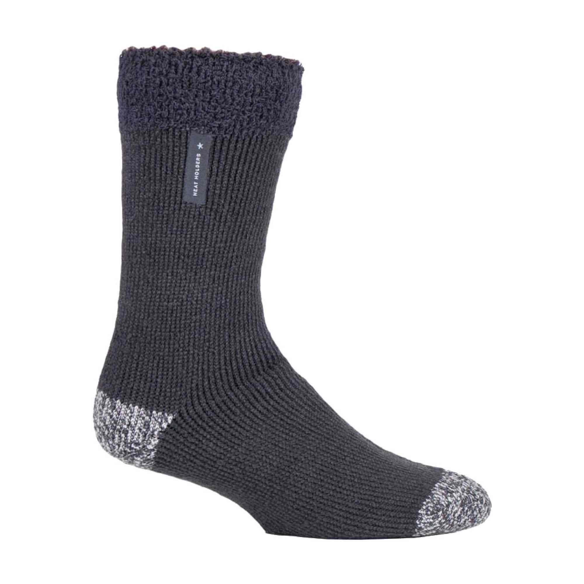 Heat Holders Mens Warm Luxury Fleece Lined Thermal Lounge Bed Socks