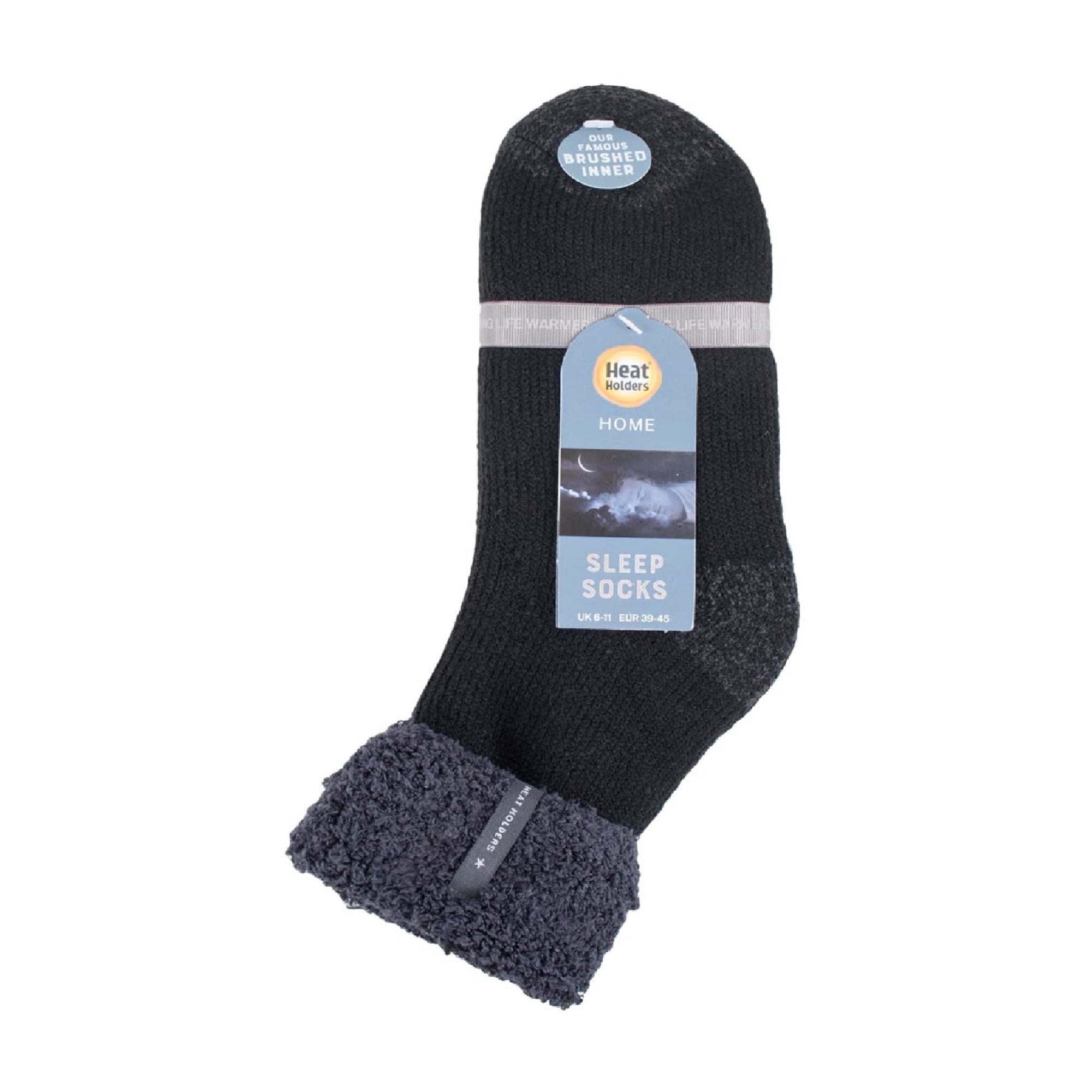 Heat Holders Mens Warm Luxury Fleece Lined Thermal Lounge Bed Socks