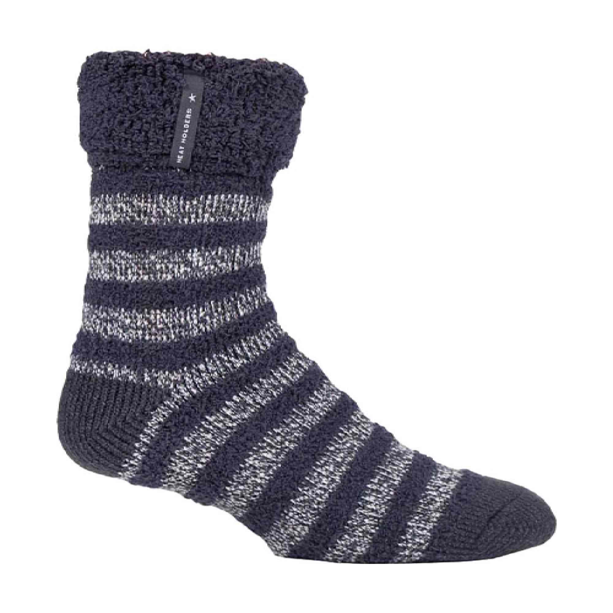 Heat Holders Mens Warm Luxury Fleece Lined Thermal Lounge Bed Socks