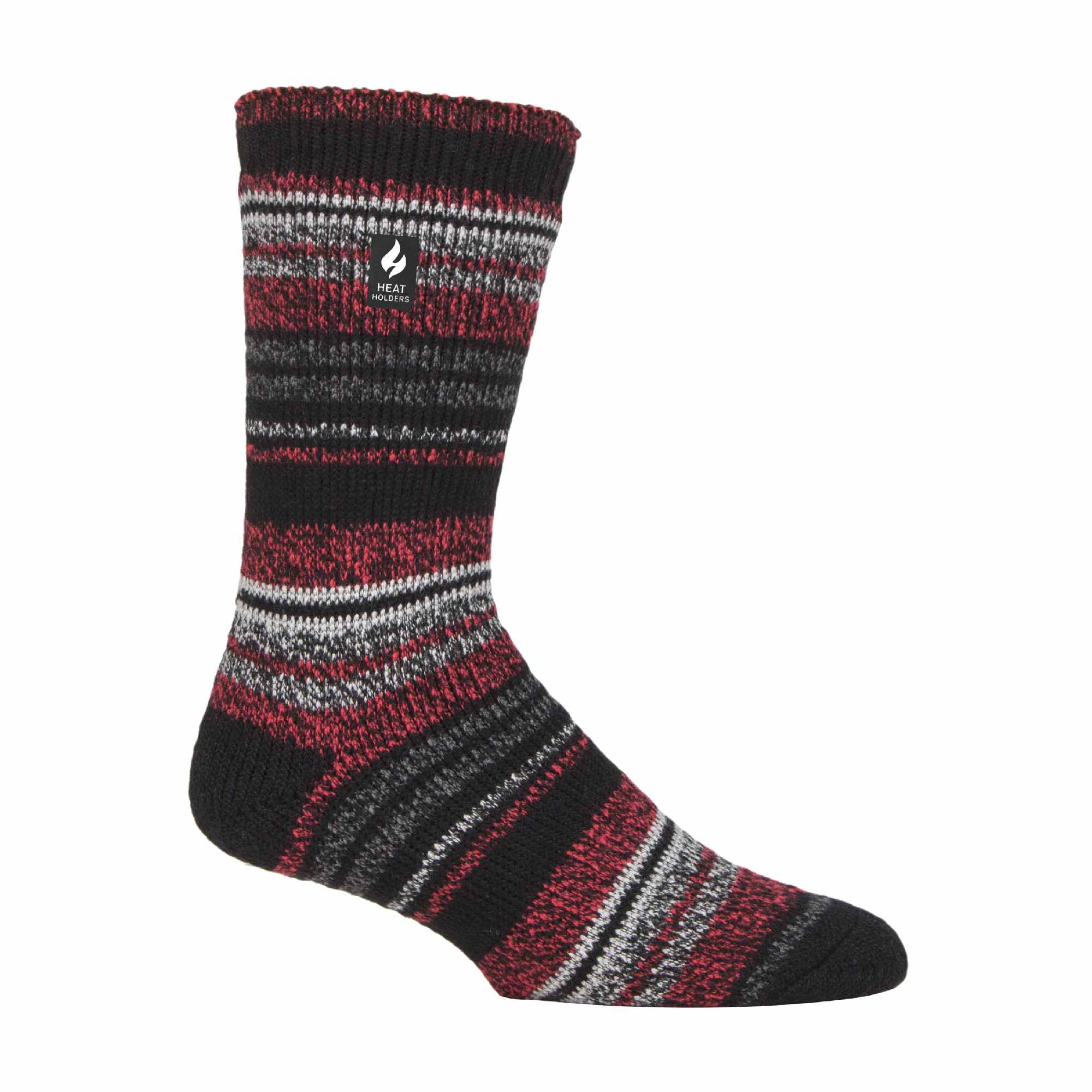 Sock Snob Mens Twist Patterned Thick Winter Warm Thermal Socks