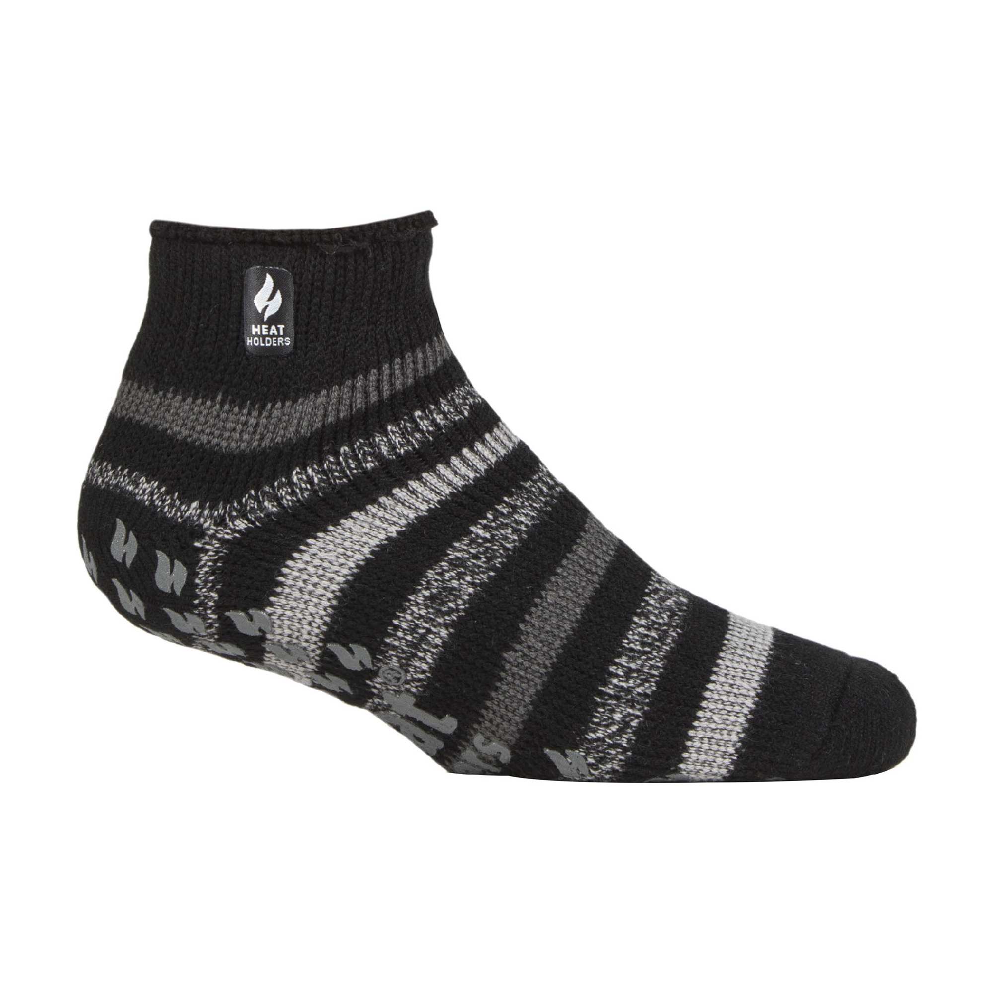 Sock Snob Mens 2.3 TOG Non Slip Low Cut Ankle Thermal Slipper Socks (Multipack Options)
