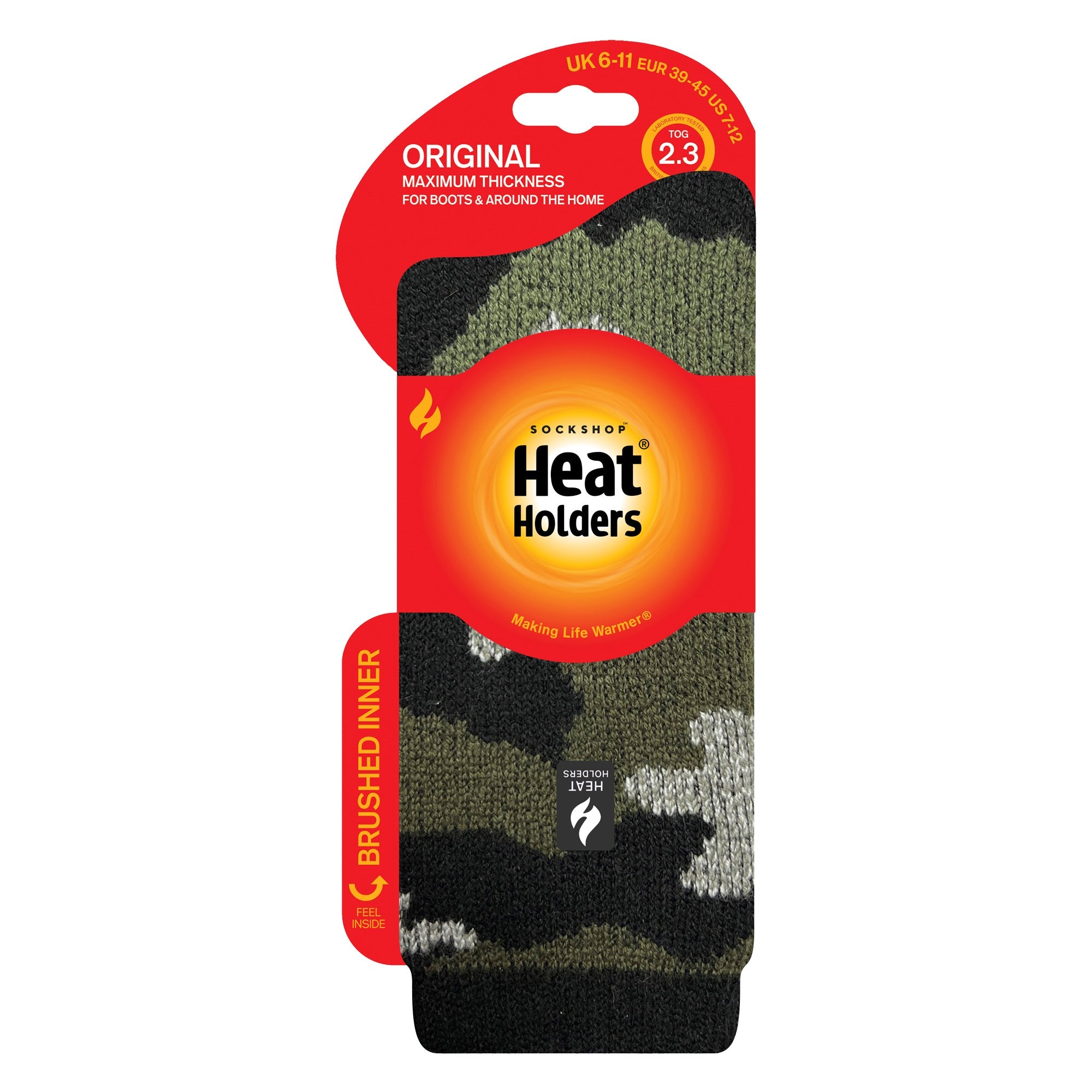Heat Holders Mens Jacquard Thermal Socks for Winter