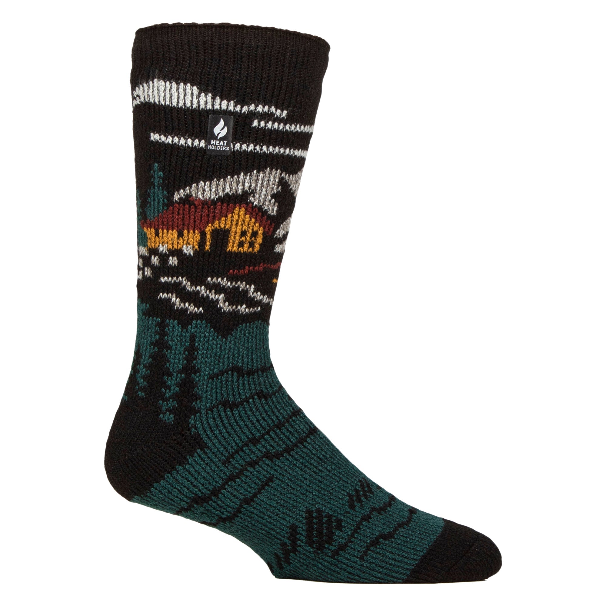 Heat Holders Mens Jacquard Thermal Socks for Winter
