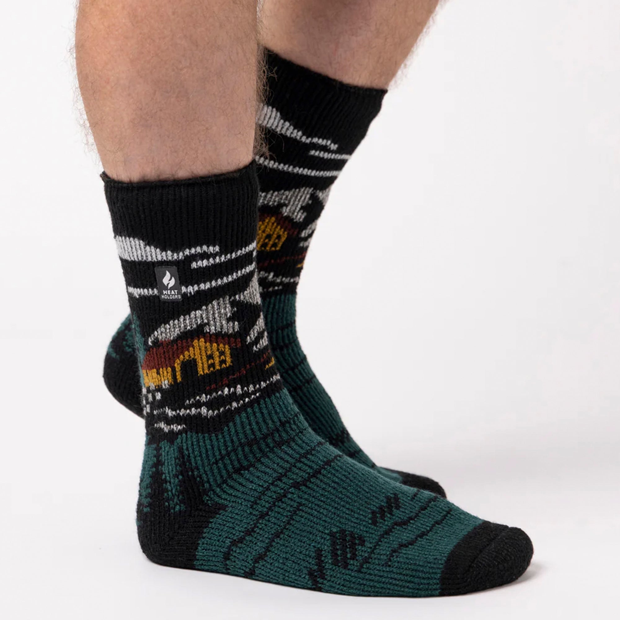 Heat Holders Mens Jacquard Thermal Socks for Winter