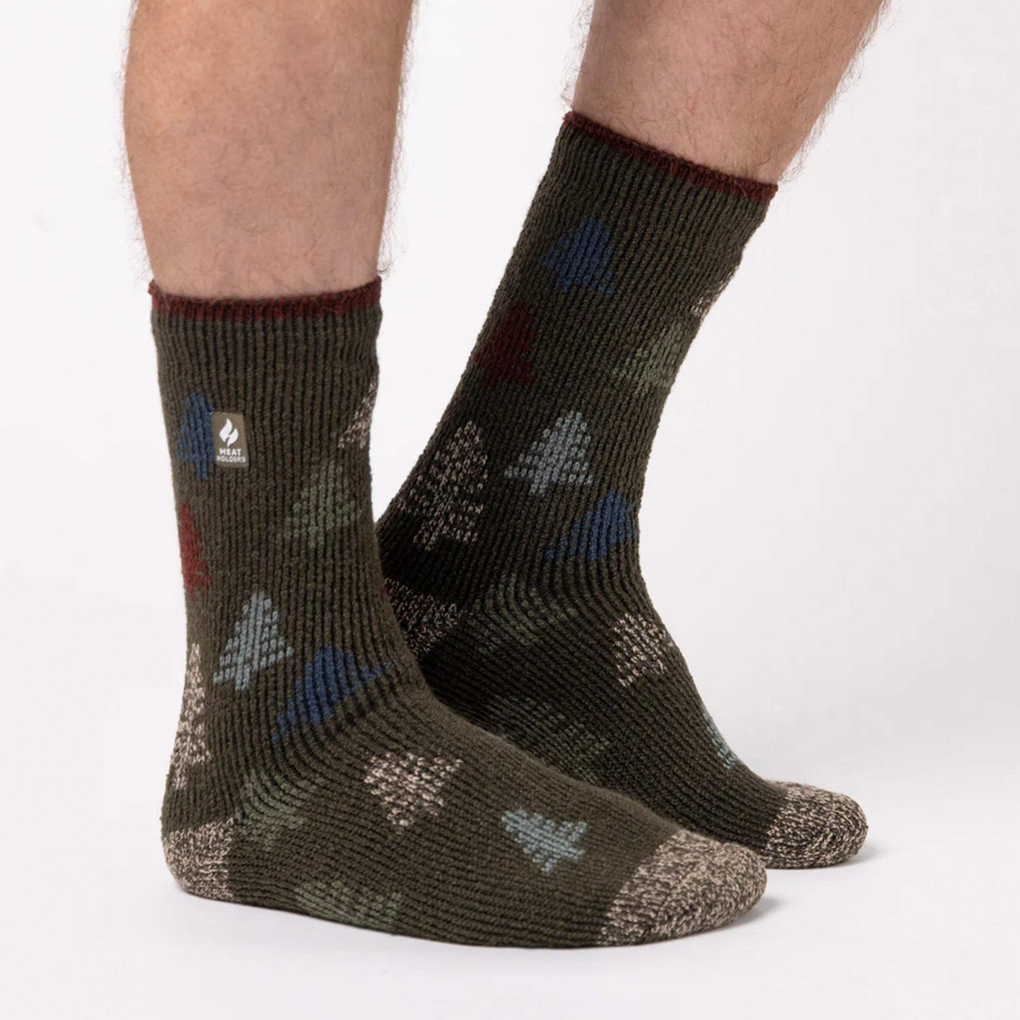 Heat Holders Mens Jacquard Thermal Socks for Winter