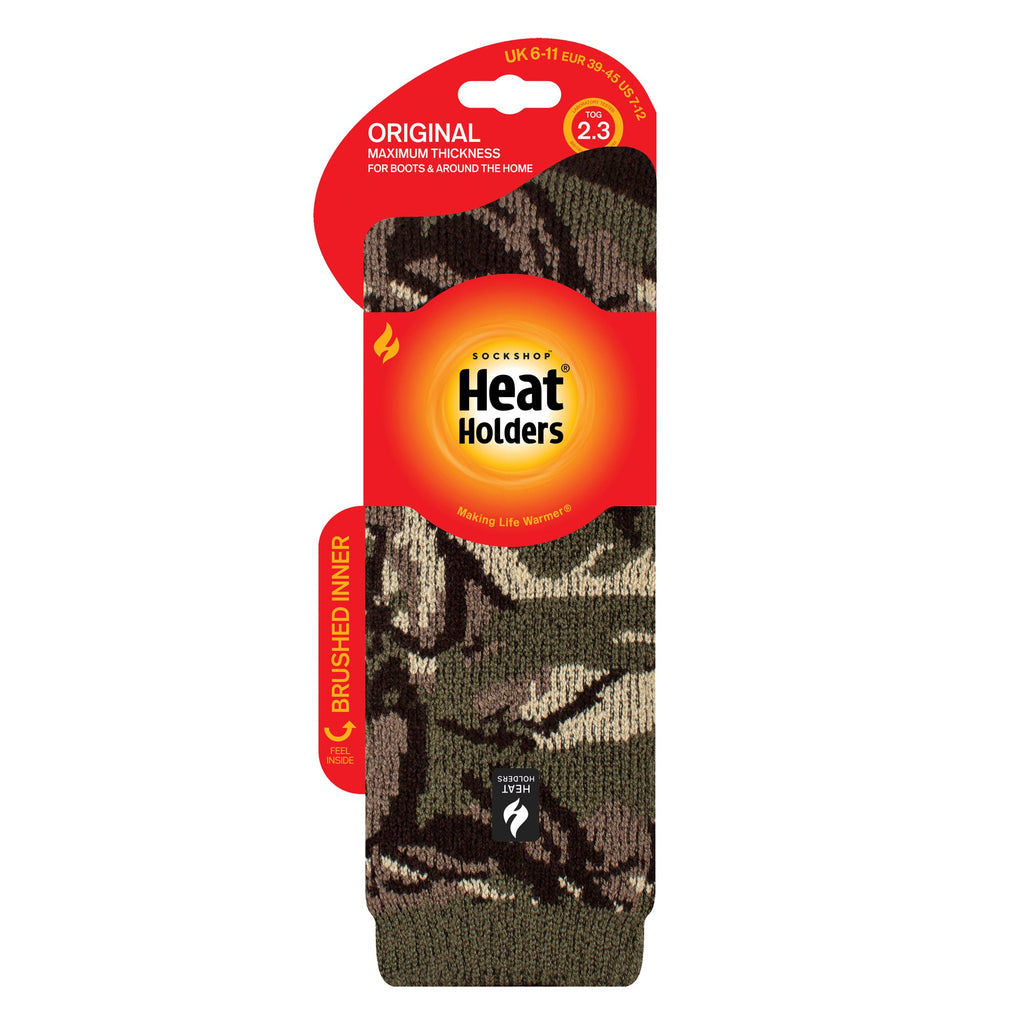 Heat Holders Mens Jacquard Thermal Socks for Winter