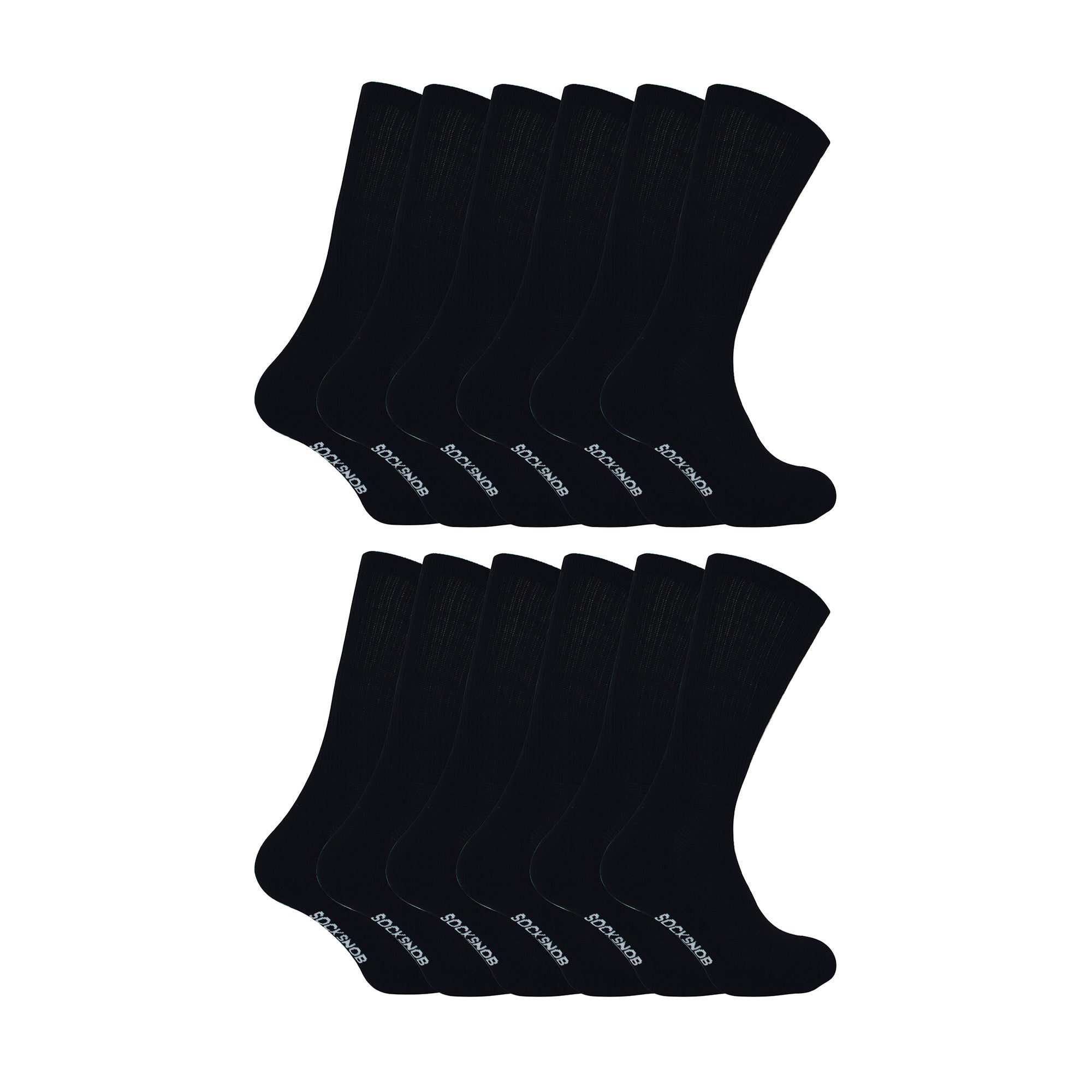 Sock Snob Mens Bamboo / Organic Cotton Running Sport Socks Multipack Options