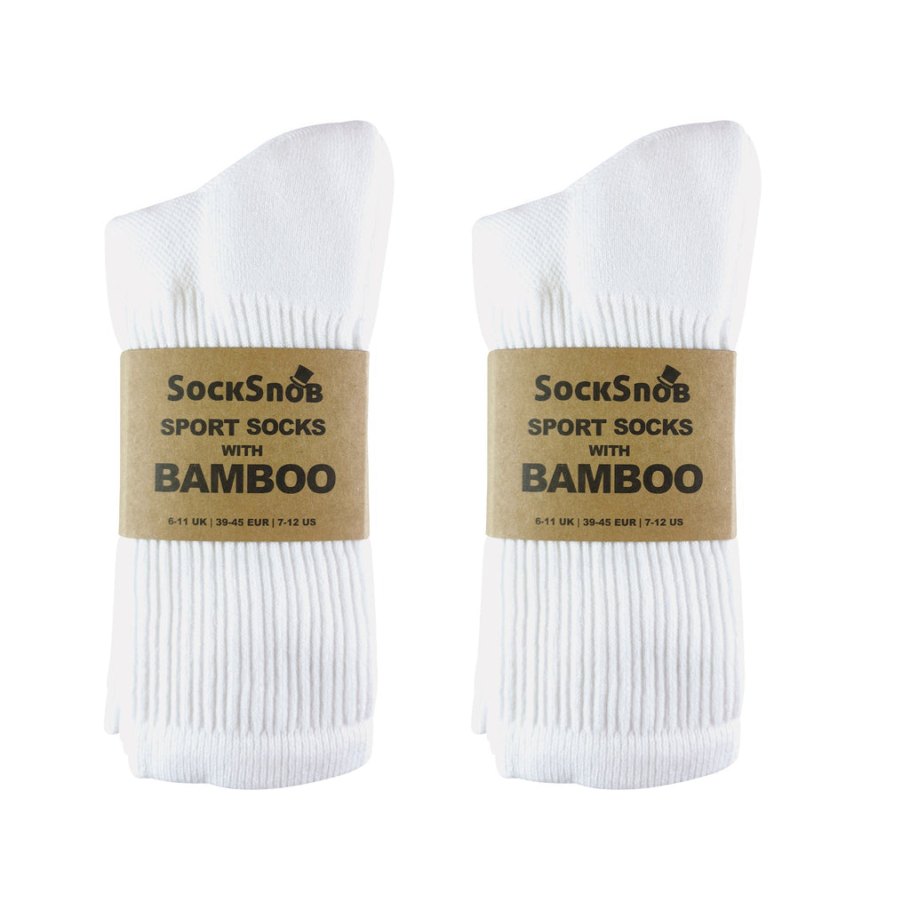 Sock Snob Mens Bamboo / Organic Cotton Running Sport Socks Multipack Options