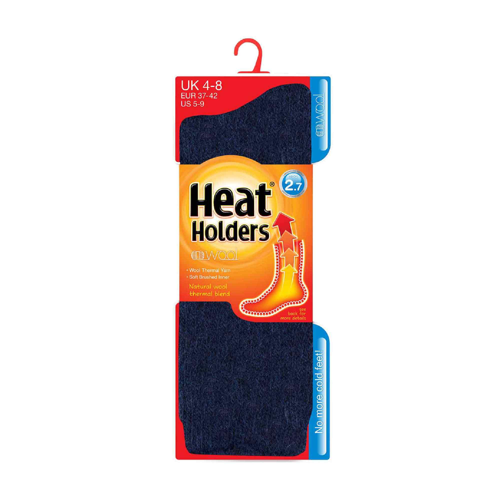 Heat Holders Womens Winter Warm 2.7 TOG Wool Rich Thermal Socks