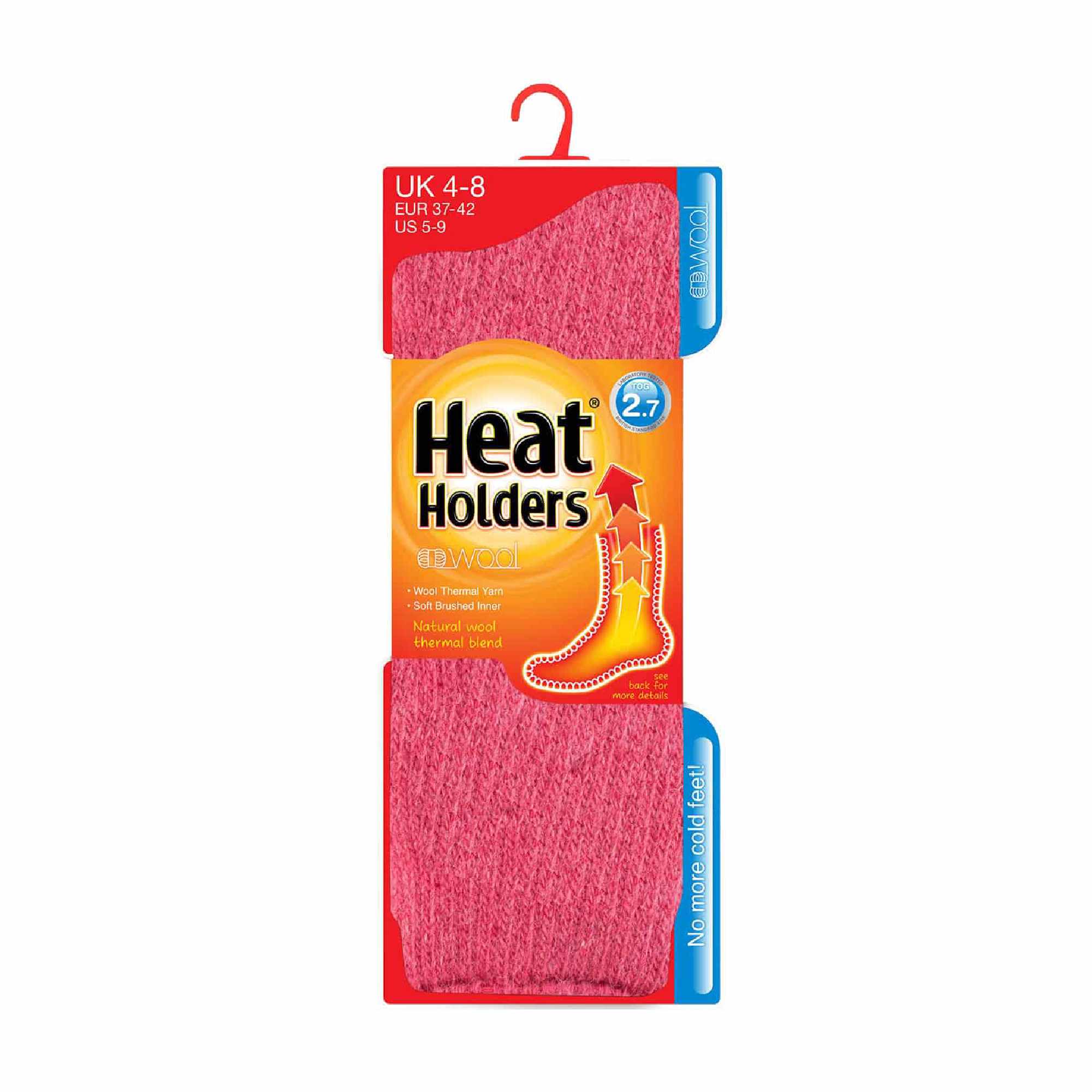 Heat Holders Womens Winter Warm 2.7 TOG Wool Rich Thermal Socks