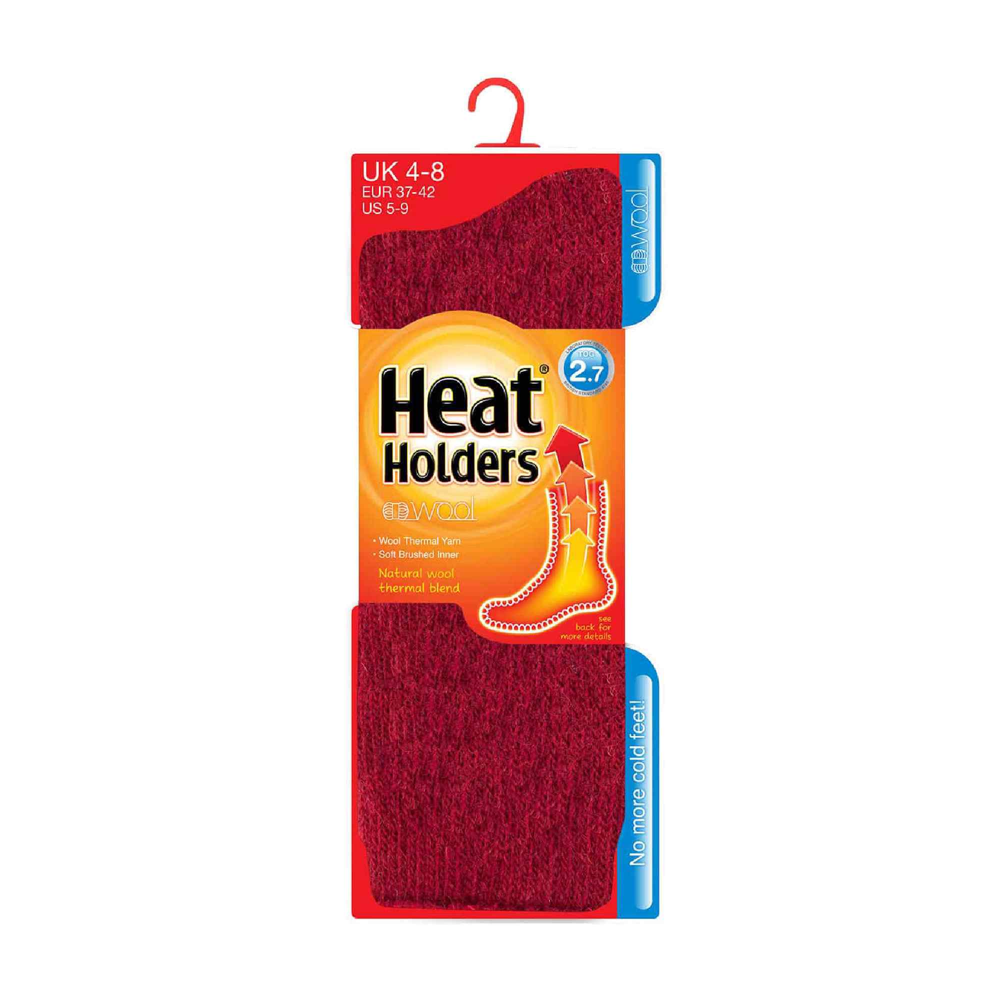 Heat Holders Womens Winter Warm 2.7 TOG Wool Rich Thermal Socks
