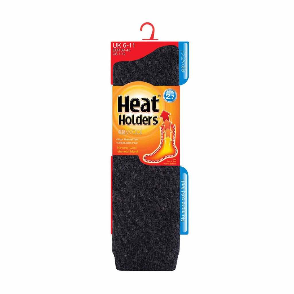 Heat Holders Mens Extra Long 2.7 TOG Knee High Wool Rich Thermal Socks