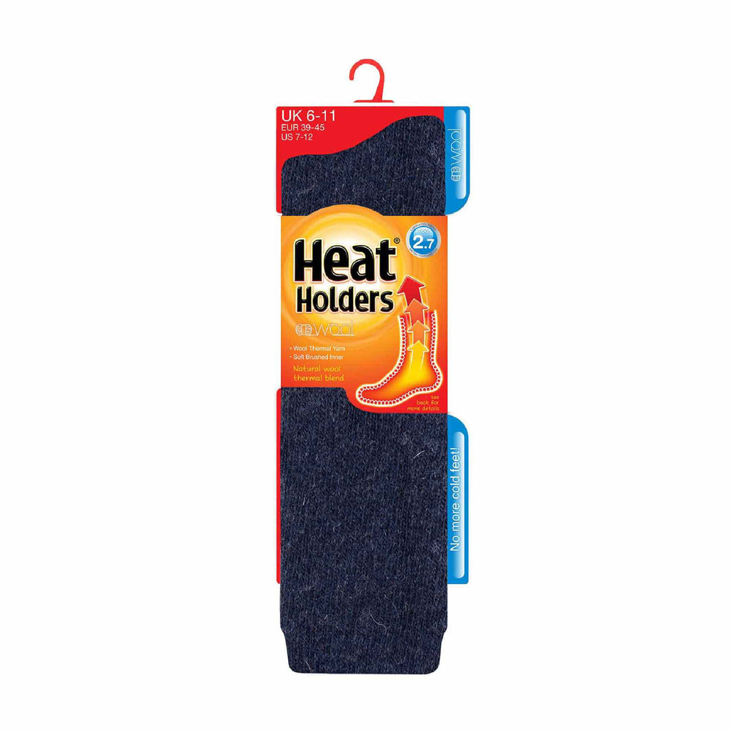 Heat Holders Mens Extra Long 2.7 TOG Knee High Wool Rich Thermal Socks