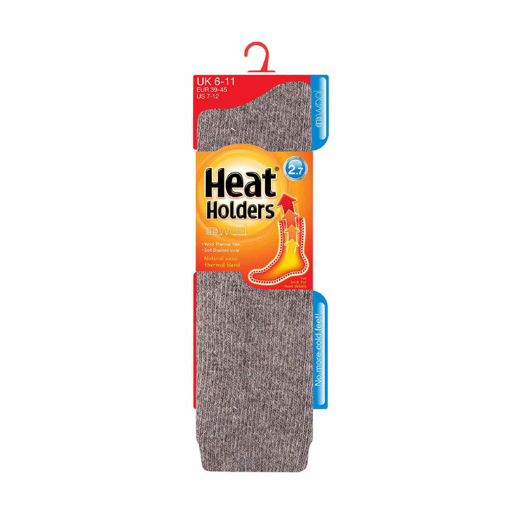Heat Holders Mens Extra Long 2.7 TOG Knee High Wool Rich Thermal Socks
