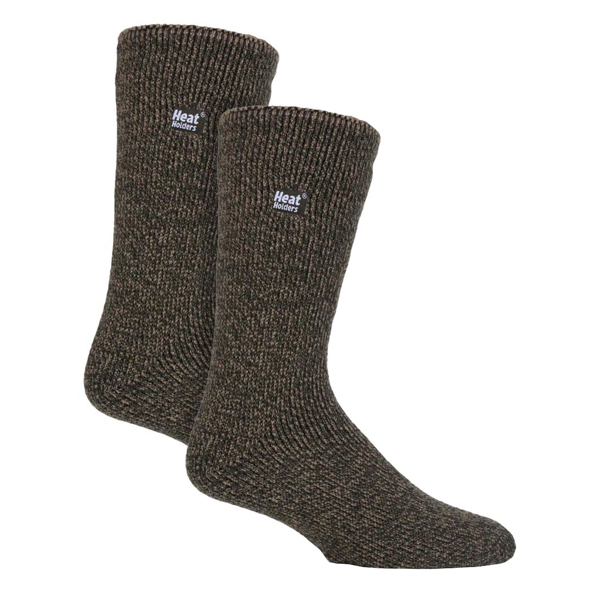 Heat Holders Mens 2 Pack Merino Wool Thermal Socks