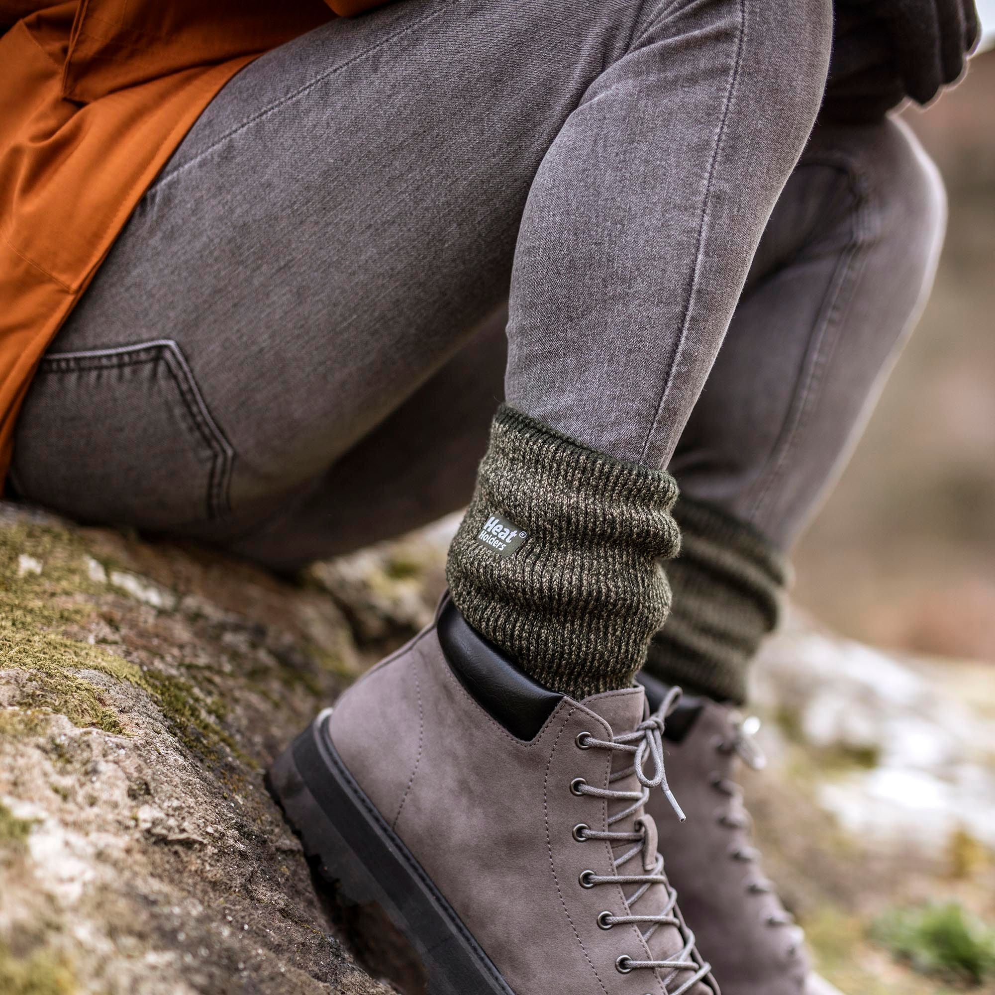 Heat Holders Mens Outdoor Winter Warm Thermal Merino Wool Socks