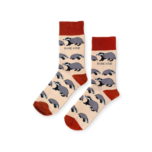 Bare Kind Save the Badgers Bamboo Socks