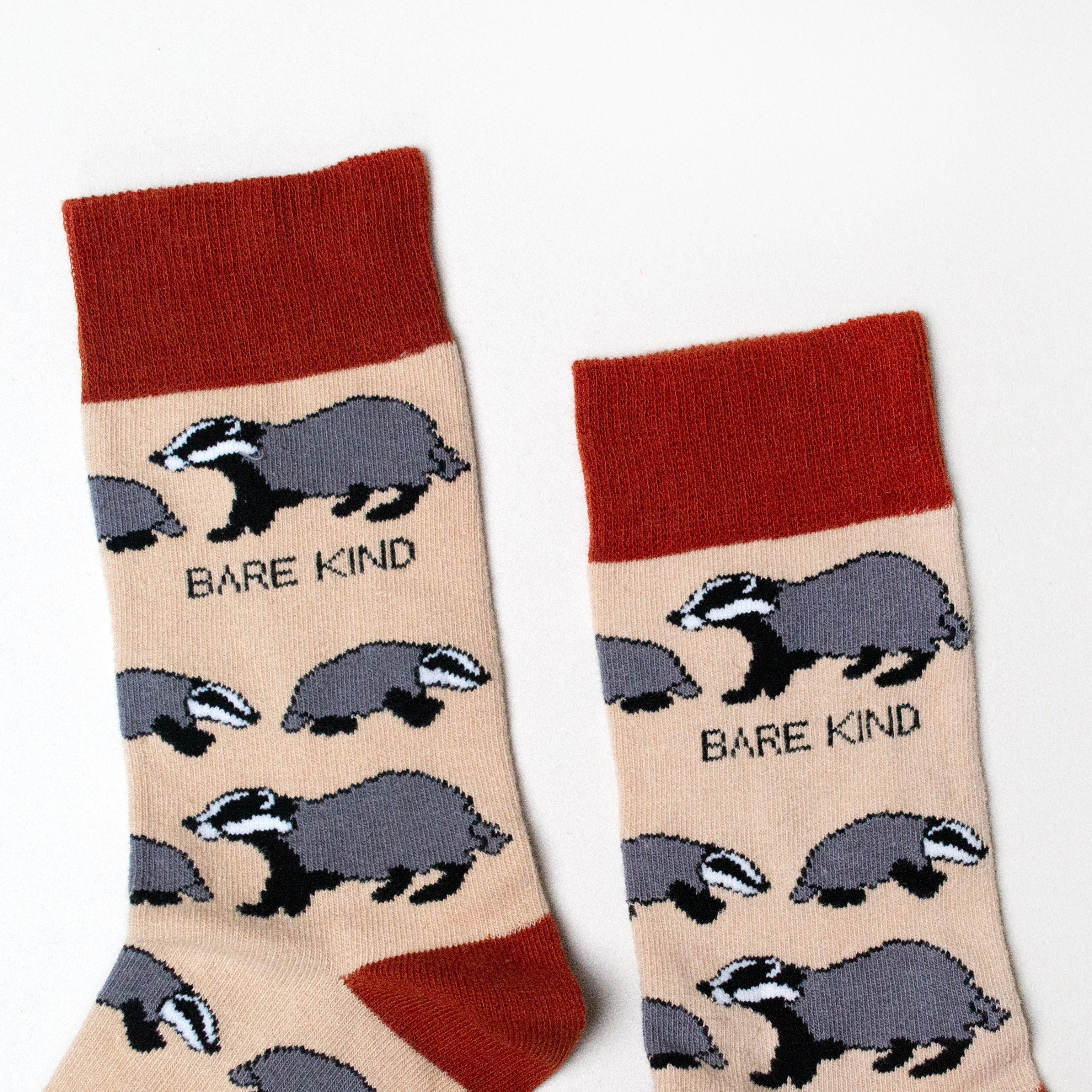 Bare Kind Save the Badgers Bamboo Socks