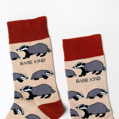 Bare Kind Save the Badgers Bamboo Socks
