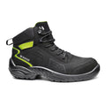 Base B0177 Chester Top Anti-Static Lightweight Leather Safety Work Boot Black/Green