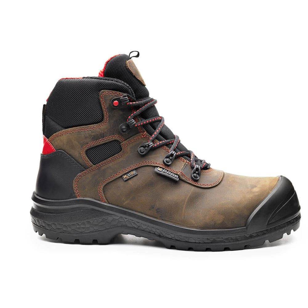 Base B0895 Be-Dry Mid / Be-Rock Anti Static Insulated Safety Work Boot Black / Brown