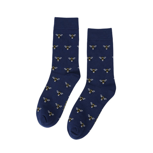 Bare Kind Save the Bee Small Motif Bamboo Socks