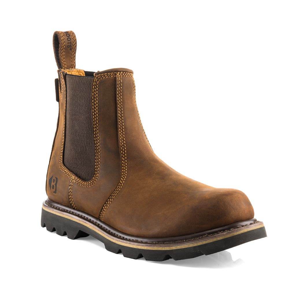 Buckler B1300 Dark Brown Goodyear Welted Non Safety Dealer Boots