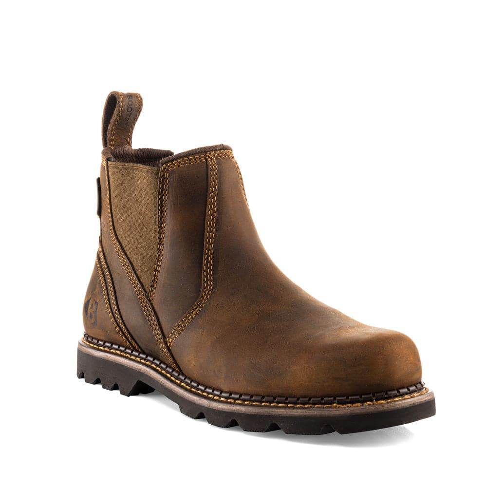 Buckler B1500 Dark Brown Goodyear Welted Non-Safety Dealer Boots