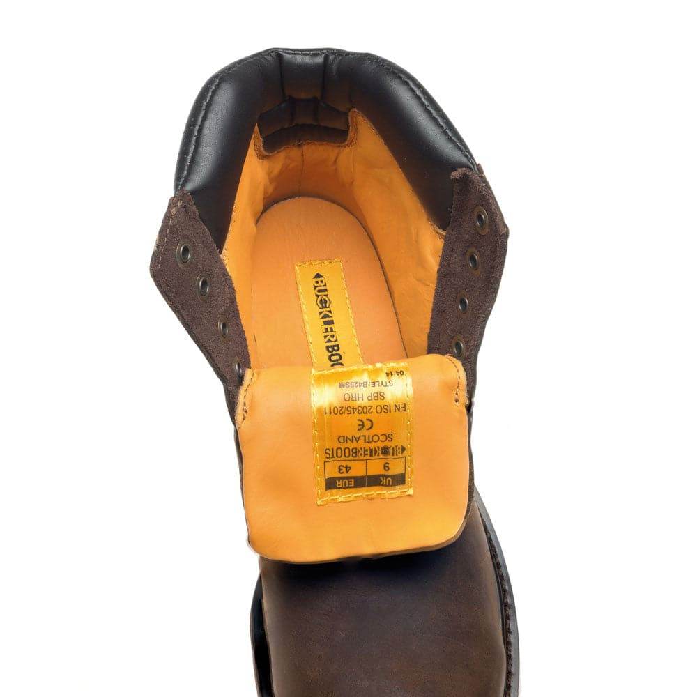 Buckler B425SM Leather Lined Goodyear Welted Safety Lace Work Safety Boots Crazy Horse