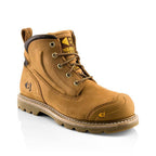 Buckler B650 SB P HRO SRC Honey Goodyear Welted Safety Lace Safety Boots Honey Nubuck