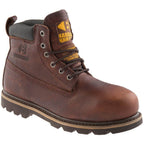 Buckler B750 Dark Brown Goodyear Welted Waterproof Safety Lace Safety Boots