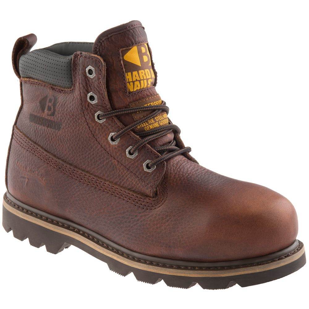 Buckler B750 Dark Brown Goodyear Welted Waterproof Safety Lace Safety Boots
