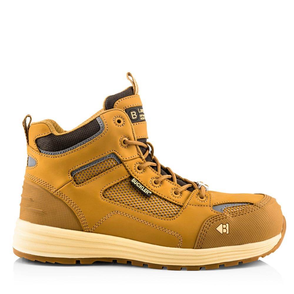 Buckler Baz Buckbootz Tradez S1 P HRO SRC Lightweight Safety Lace Boot Black / Honey