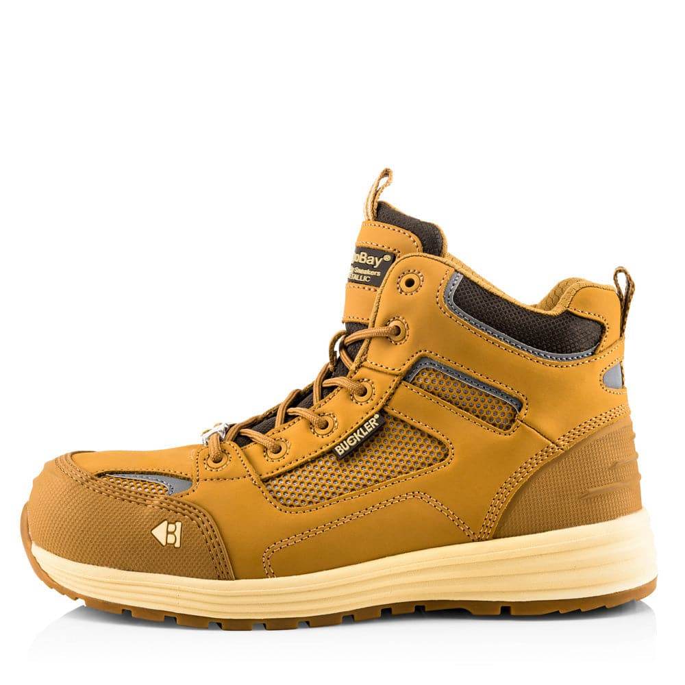 Buckler Baz Buckbootz Tradez S1 P HRO SRC Lightweight Safety Lace Boot Black / Honey