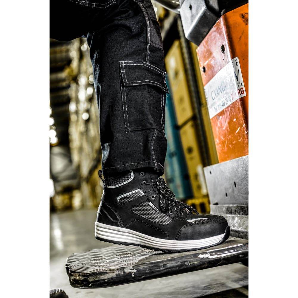Buckler Baz Buckbootz Tradez S1 P HRO SRC Lightweight Safety Lace Boot Black / Honey