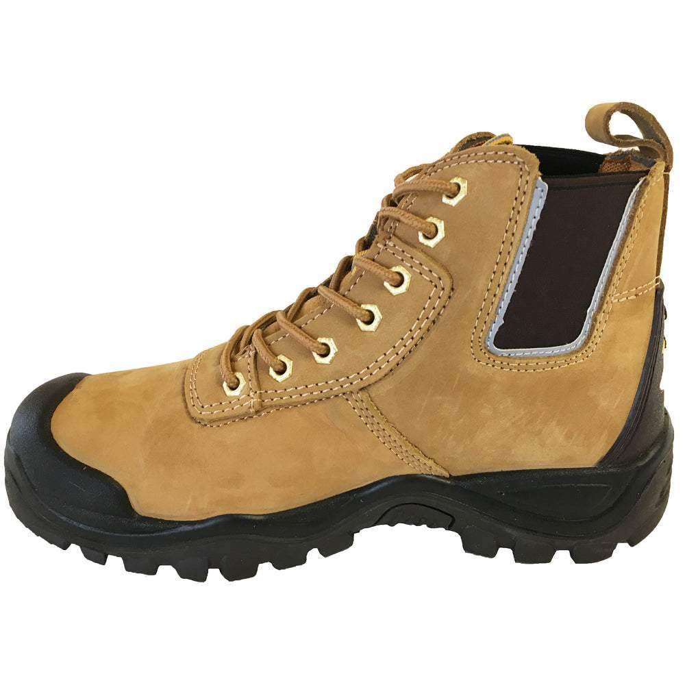 Buckler BHYB2 Anti-Scuff Safety Work Boots Brown Sizes 6-13 Mens Dealer Brown Or Honey Brown / Honey