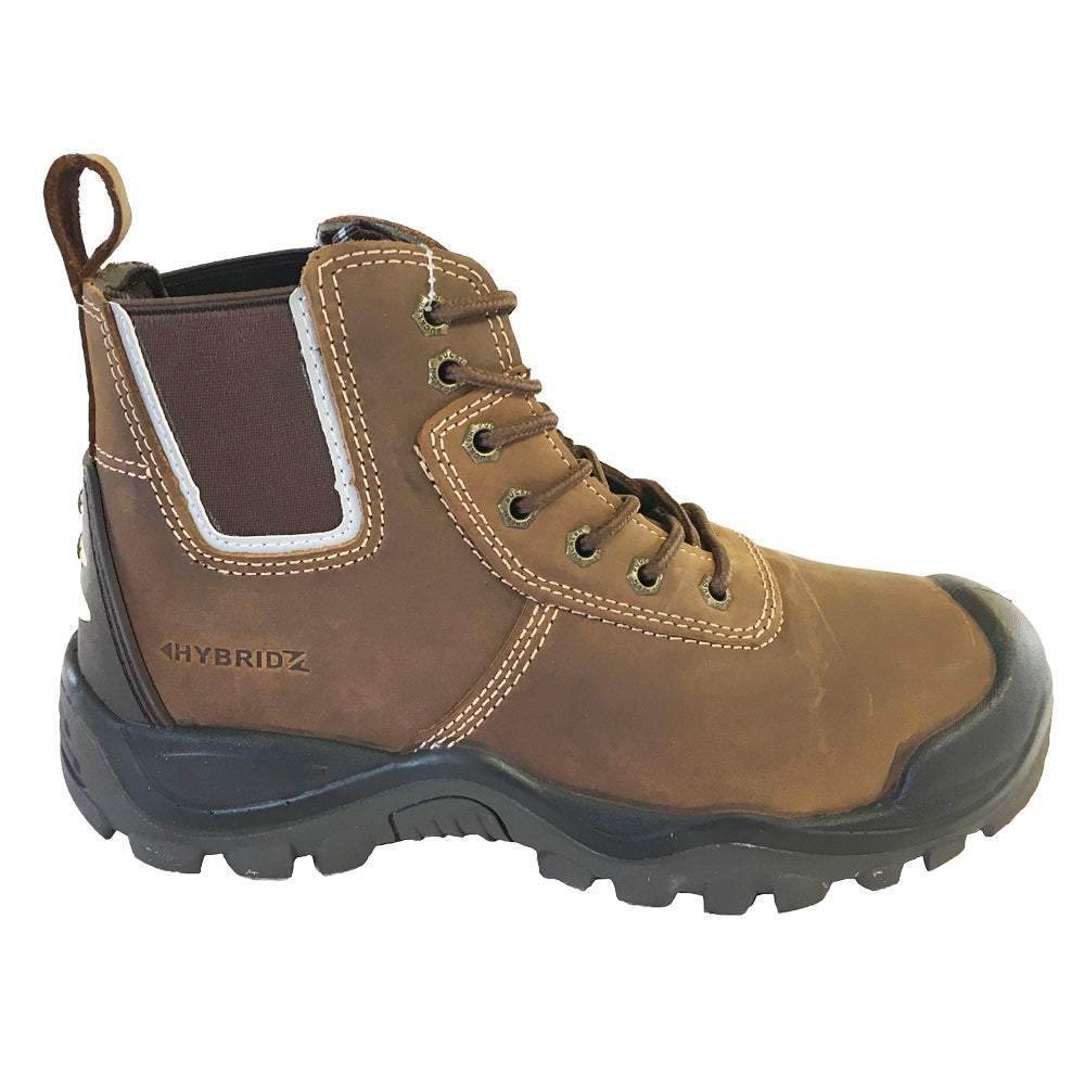 Buckler BHYB2 Anti-Scuff Safety Work Boots Brown Sizes 6-13 Mens Dealer Brown Or Honey Brown / Honey