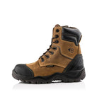Buckler BSH008 S3 HRO SRC WRU Dark Brown High Leg Style Safety Lace Zip Safety Boots