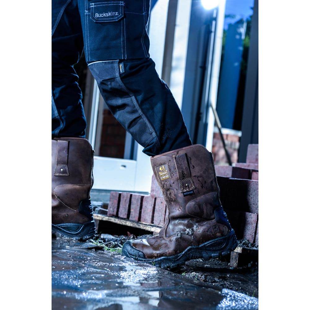 Buckler BSH010 S3 HRO SRC WRU Brown Safety Rigger Boots