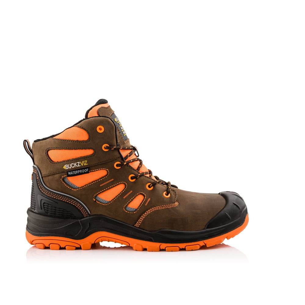 Buckler BVIZ2 High Visibility Waterproof Safety Lace Work Safety Boots