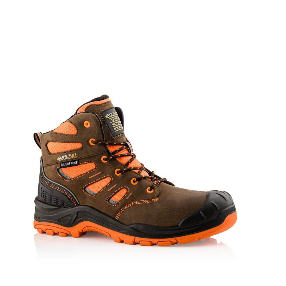 Buckler BVIZ2 High Visibility Waterproof Safety Lace Work Safety Boots