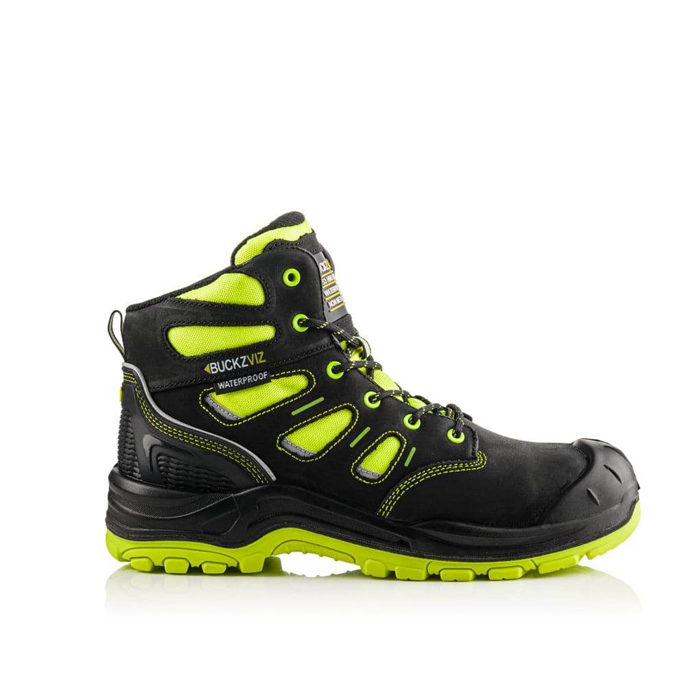 Buckler BVIZ2 High Visibility Waterproof Safety Lace Work Safety Boots