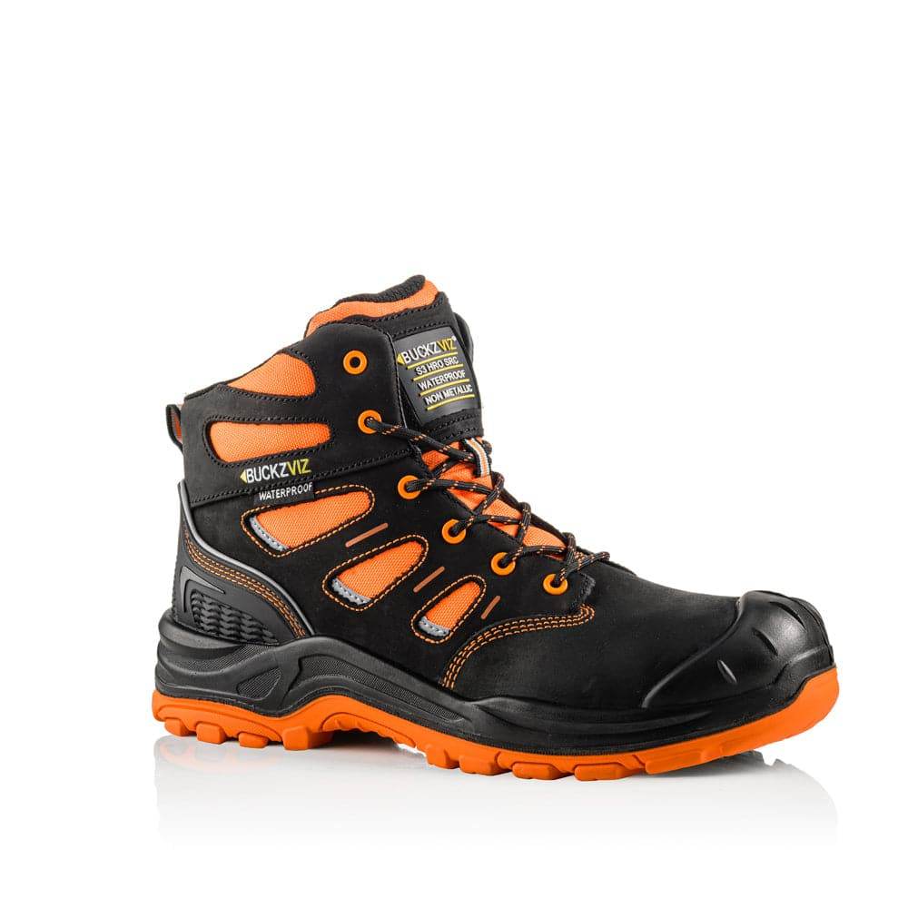 Buckler BVIZ2 High Visibility Waterproof Safety Lace Work Safety Boots