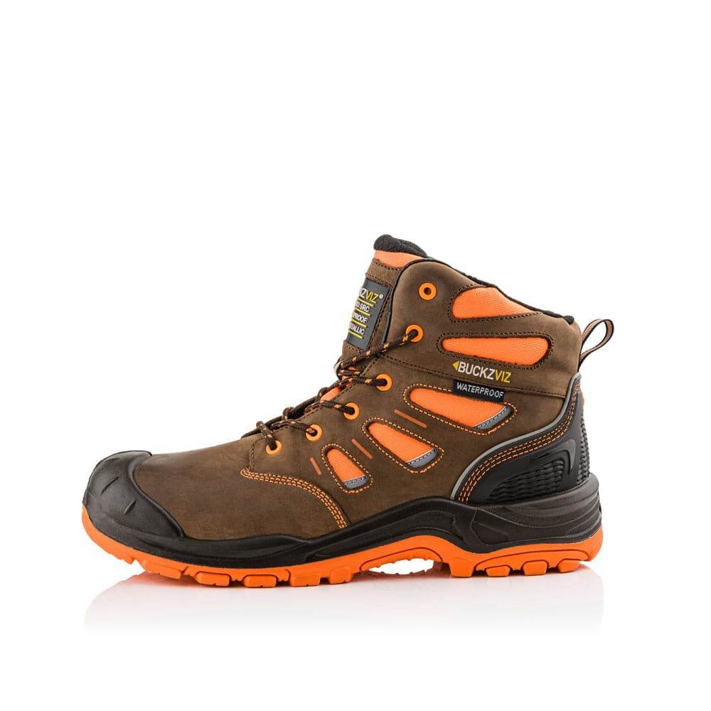Buckler BVIZ2 High Visibility Waterproof Safety Lace Work Safety Boots